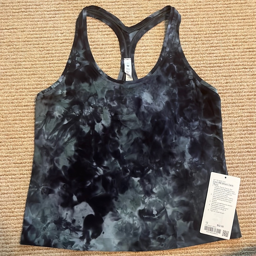 Cool racer back short tank